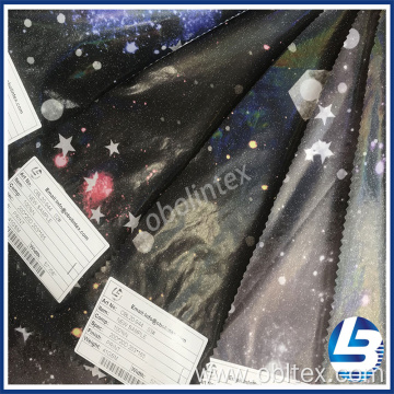 OBL20-944 Nylon Foil Print Fabric For Down Coat